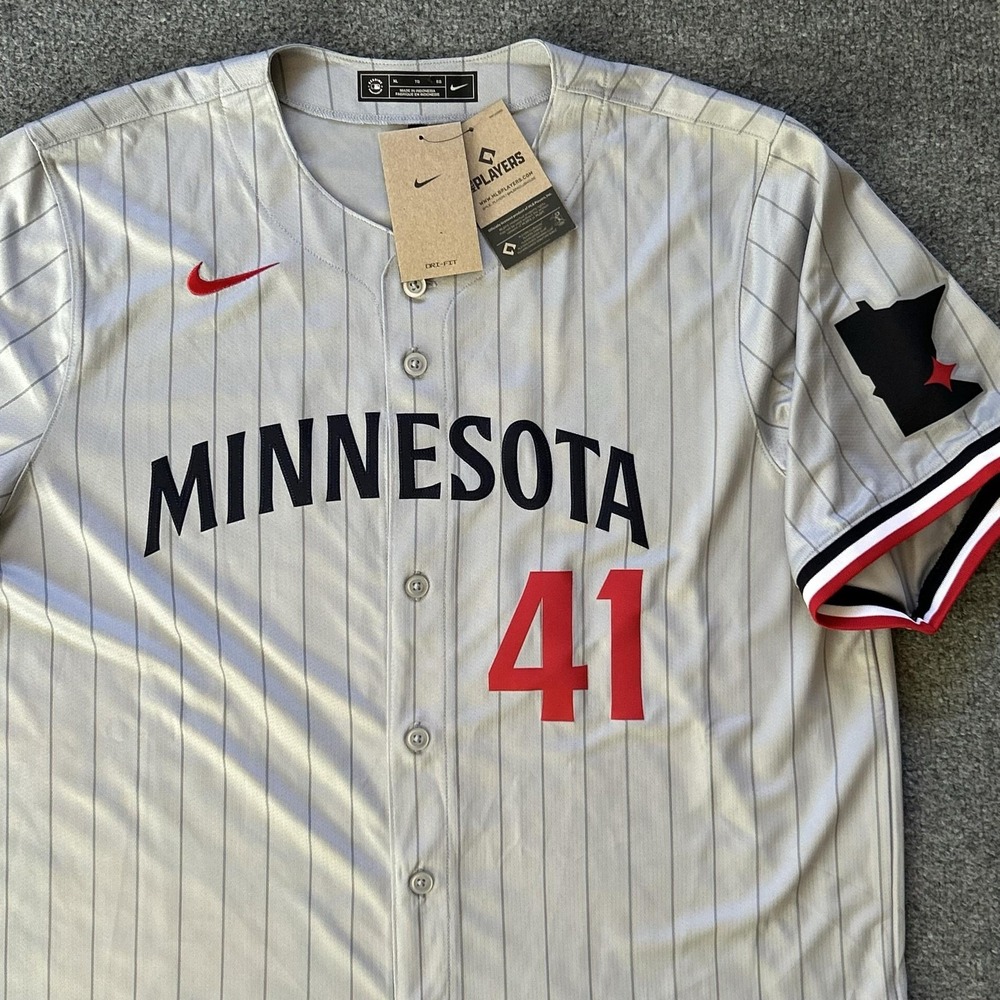 Minnesota Twins Jersey Men XL Nike Joe Ryan #41 City Connect Grey MLB‎ NWT